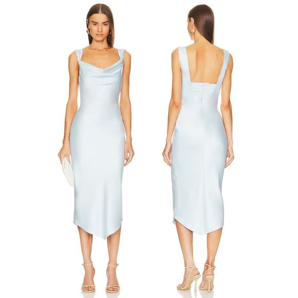 Michael Costello x REVOLVE Kylen Midi Dress Corset Bustier Formal Gala Party XL - Picture 1 of 16